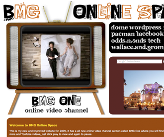 My Website BMG Online Space Main Site